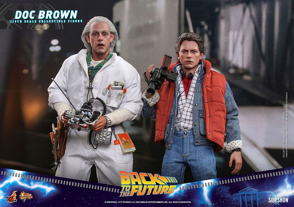 Miniatura: Back To The Future Movie Masterpiece Action Figure 1/6 Doc Brown 30 cm