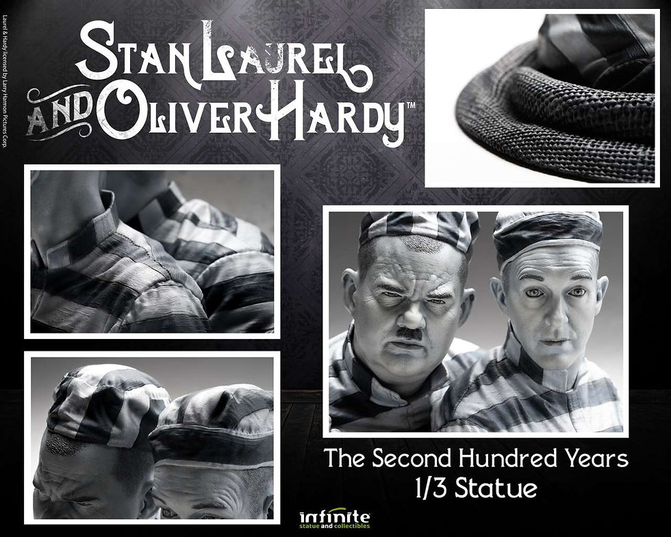 Miniatura: Stan Laurel & Oliver Hardy 1/3 Statue