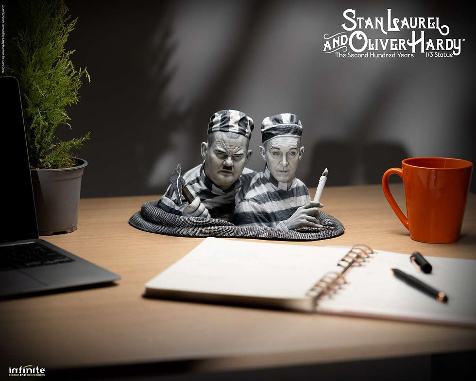 Miniatura: Stan Laurel & Oliver Hardy 1/3 Statue