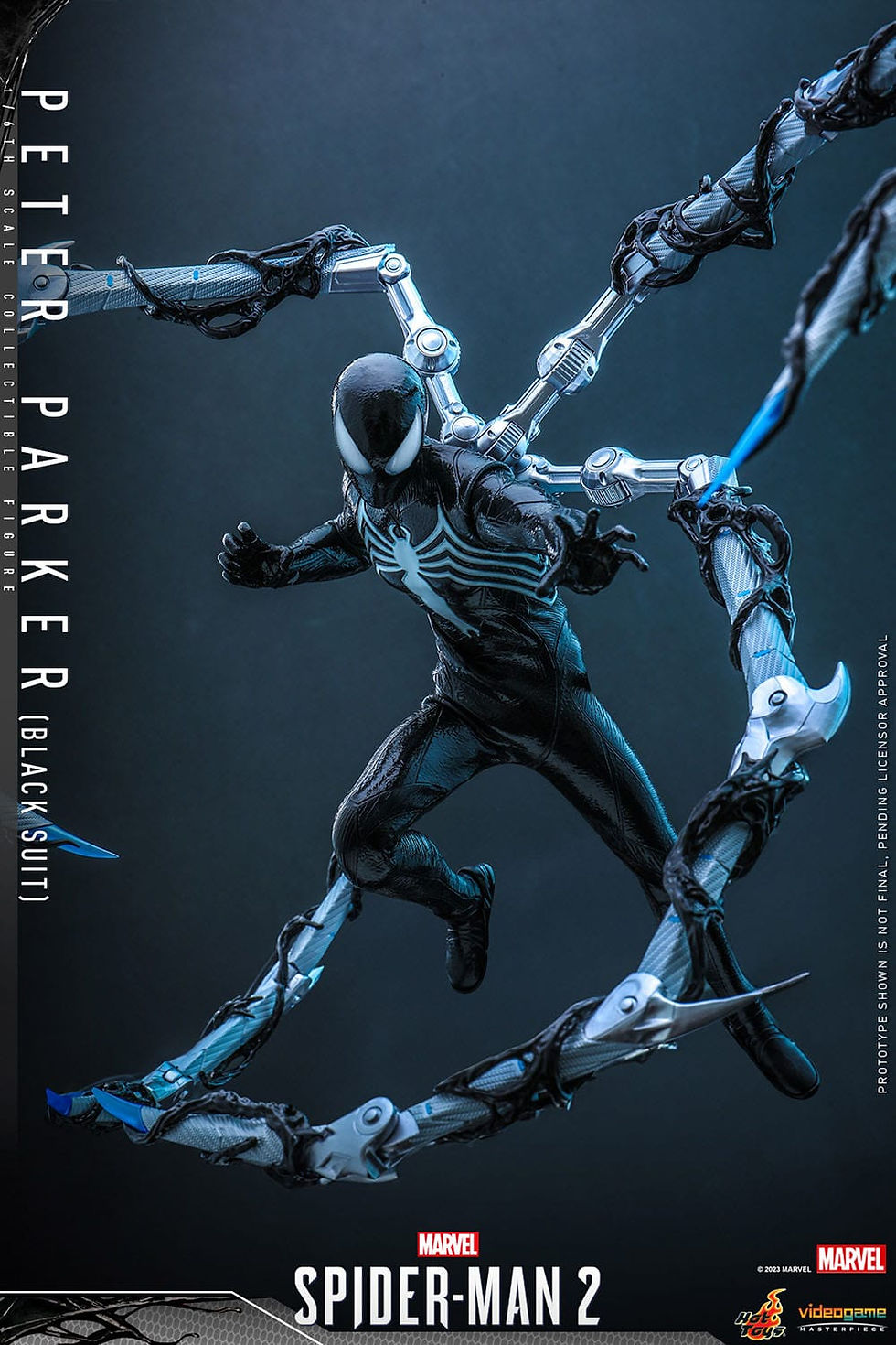 Thumbnail: Spider-Man 2 Video Game 1/6 Peter Parker (Black Suit) 30 cm