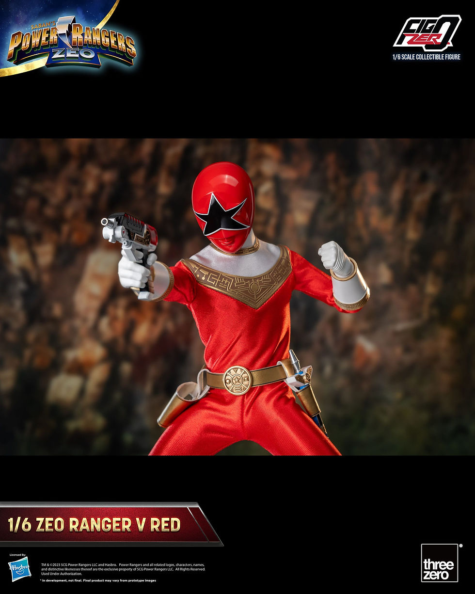 Miniatura: Power Rangers Zeo FigZero Action Figure 1/6 Ranger V Red 30 cm