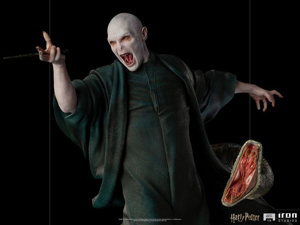 Thumbnail: Harry Potter Legacy Replica Statue 1/4 Voldemort & Nagini by Iron Studios