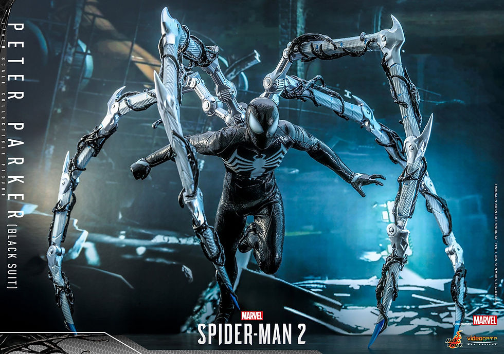 Thumbnail: Spider-Man 2 Video Game 1/6 Peter Parker (Black Suit) 30 cm