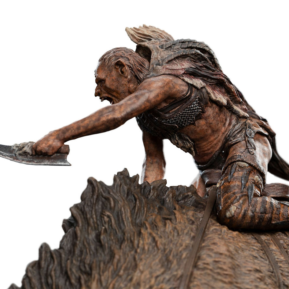 Miniatura: LOTR Sharku on Warg statue 18 cm