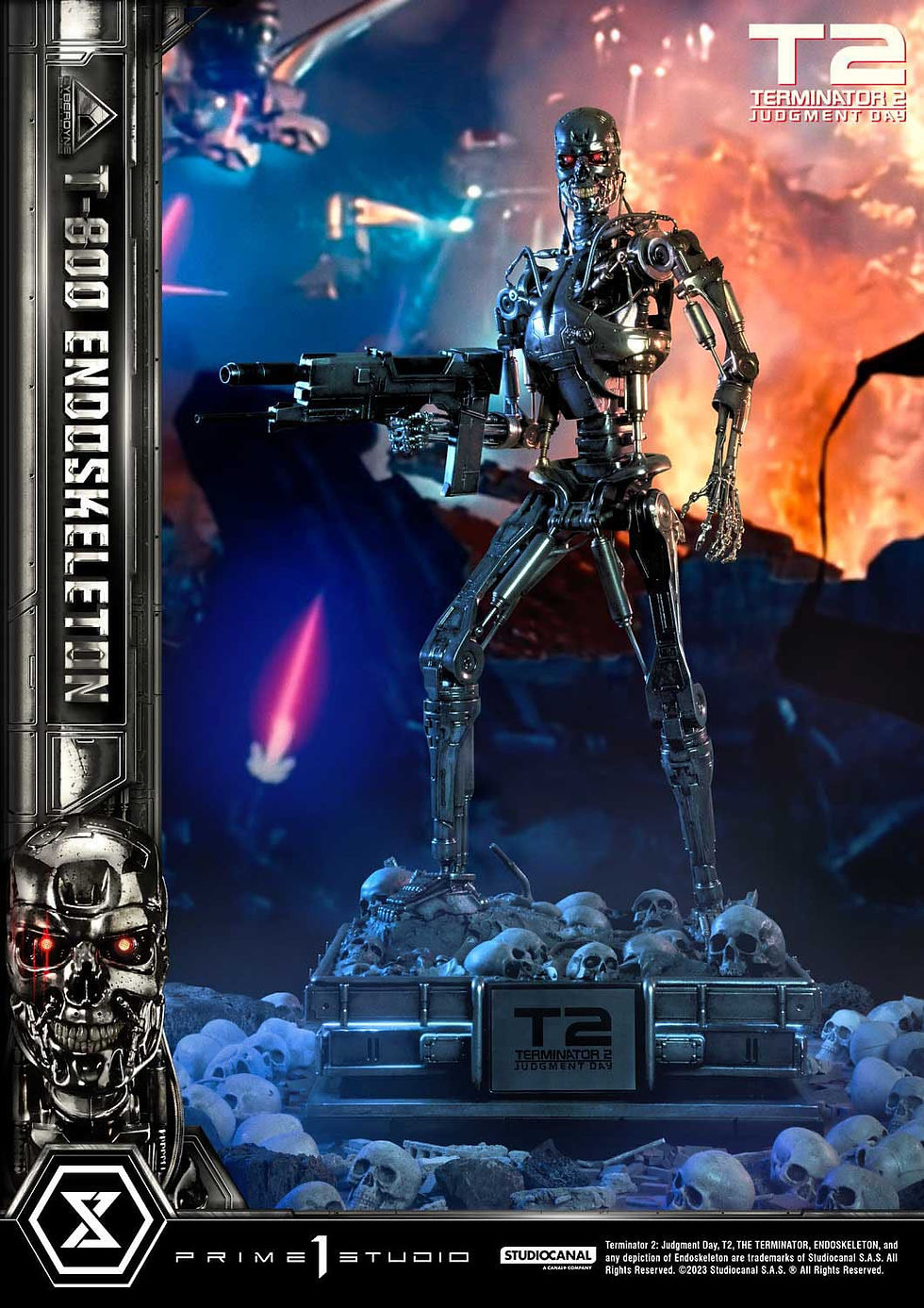 Thumbnail: Terminator 2  Judgment Day 1/3  T800 Endoskeleton Deluxe Version 74 cm