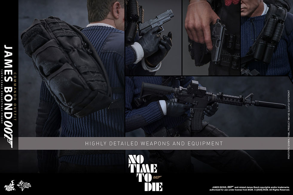 Thumbnail: James Bond 007: No Time To Die 1/6 James Bond (Commando Outfit) MMS804