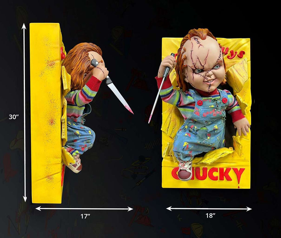 Miniatura: Bride of Chucky - Chucky wall sculpture 1/2 o 1/1