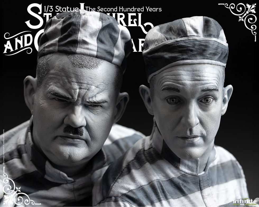 Miniatura: Stan Laurel & Oliver Hardy 1/3 Statue