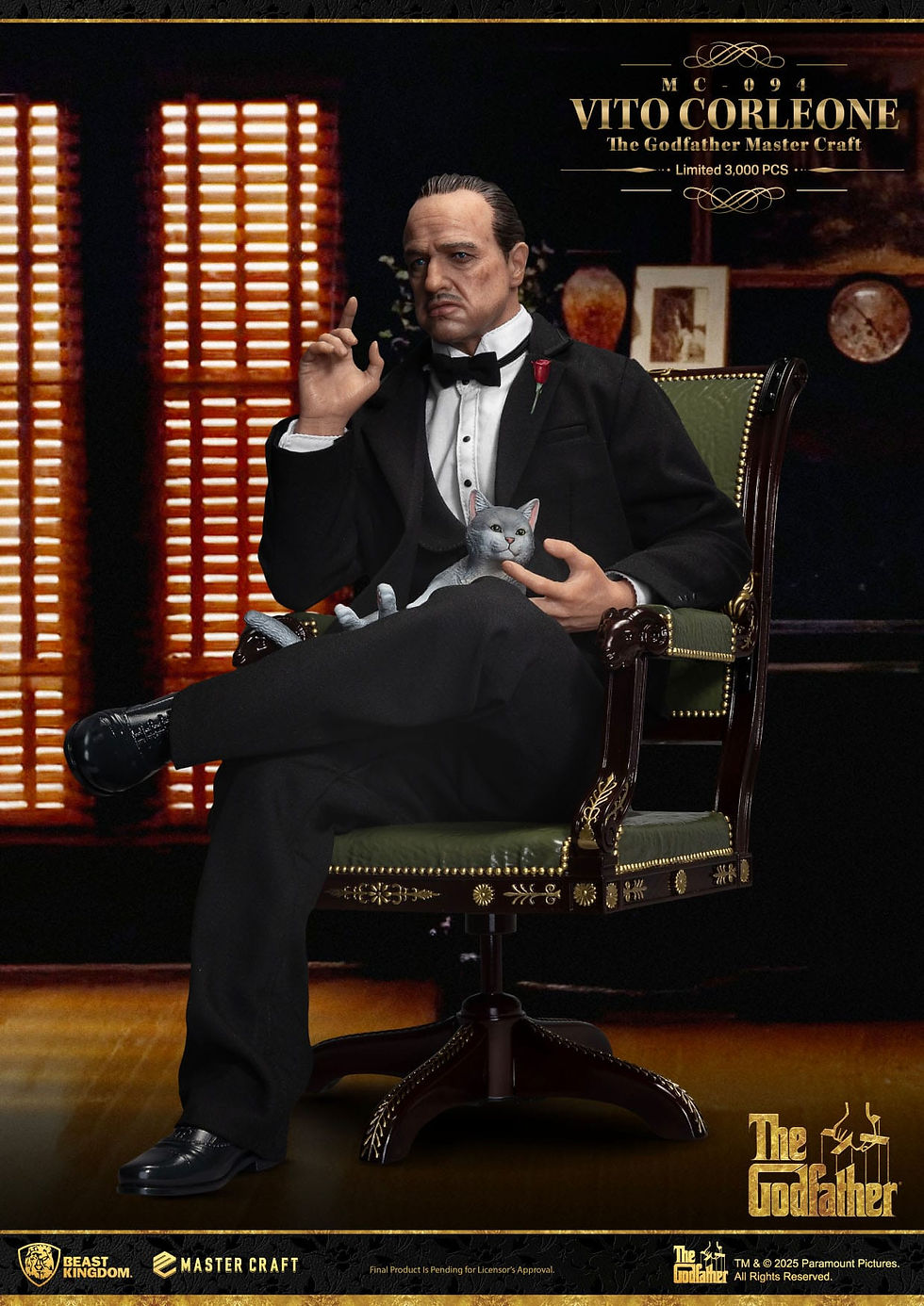 Thumbnail: The Godfather Master Craft Statue Vito Corleone 31 cm