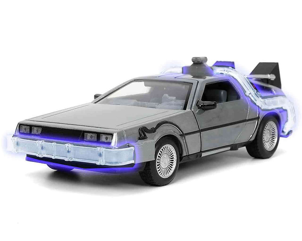 Thumbnail: Back to the future I - 1982 De Lorean DMC 12 1/24 Die-Dast model with Light