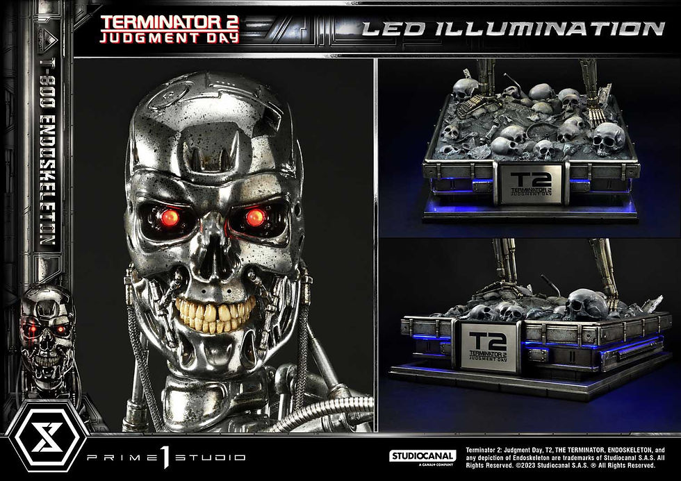 Thumbnail: Terminator 2  Judgment Day 1/3  T800 Endoskeleton Deluxe Bonus Version 74 cm