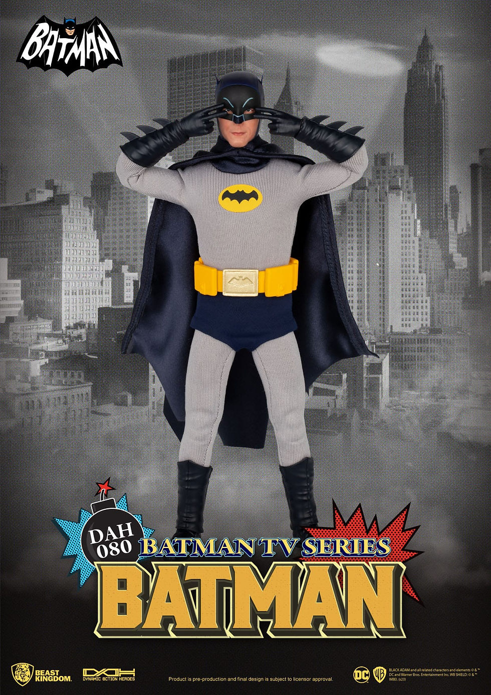 Miniatura: DC Comics Dynamic 8ction Heroes Action Figure 1/9 Batman TV Series Batman 24 cm
