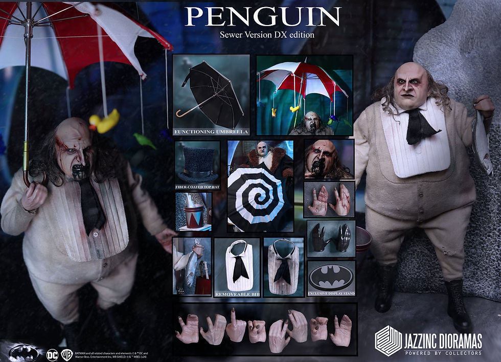 Miniatura: Jazzinc Dioramas Batman Returns 1992 1/6 Penguin Sewer