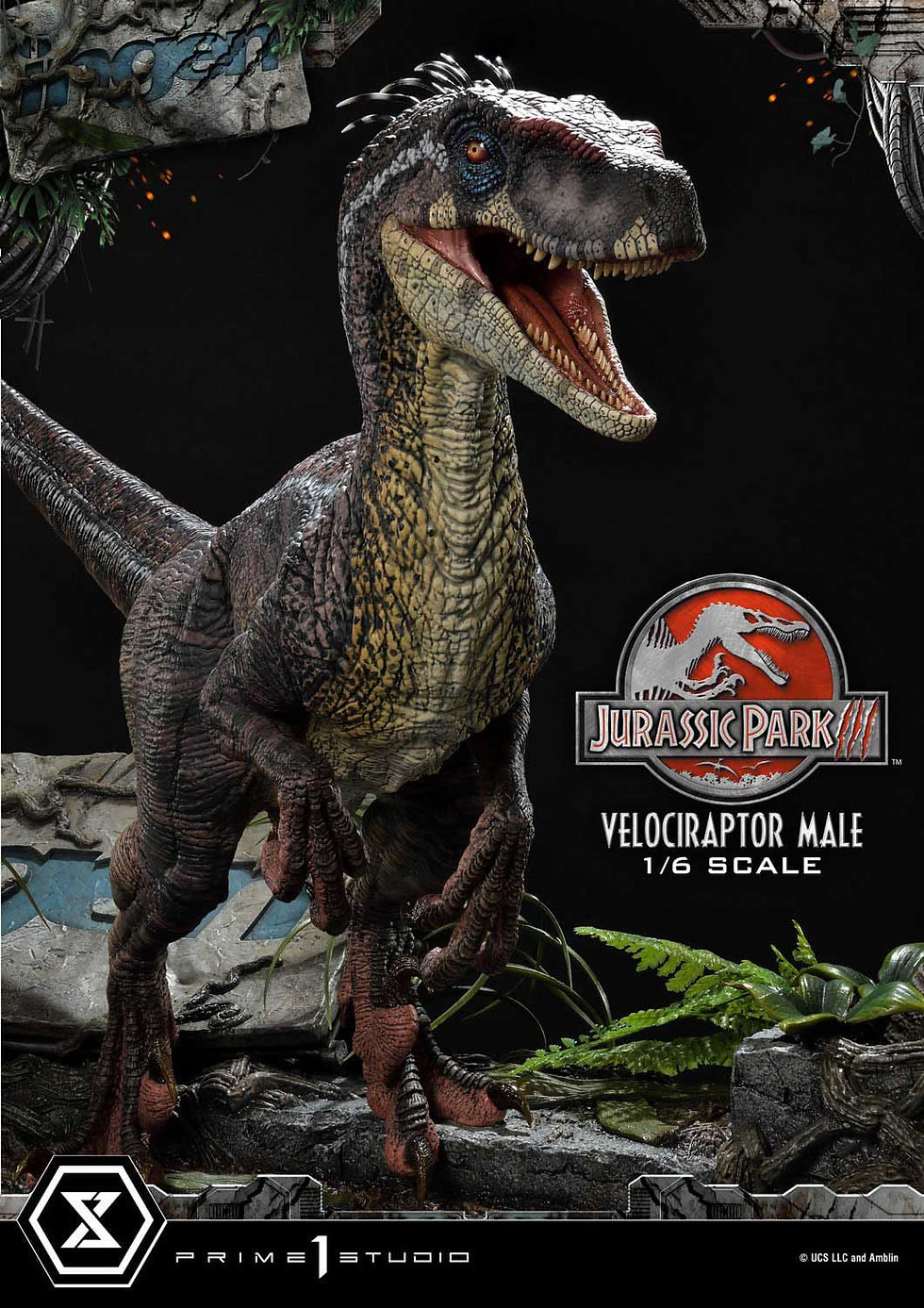 Thumbnail: Jurassic Park III Legacy Museum Collection Statue 1/6 Velociraptor Male 40 cm