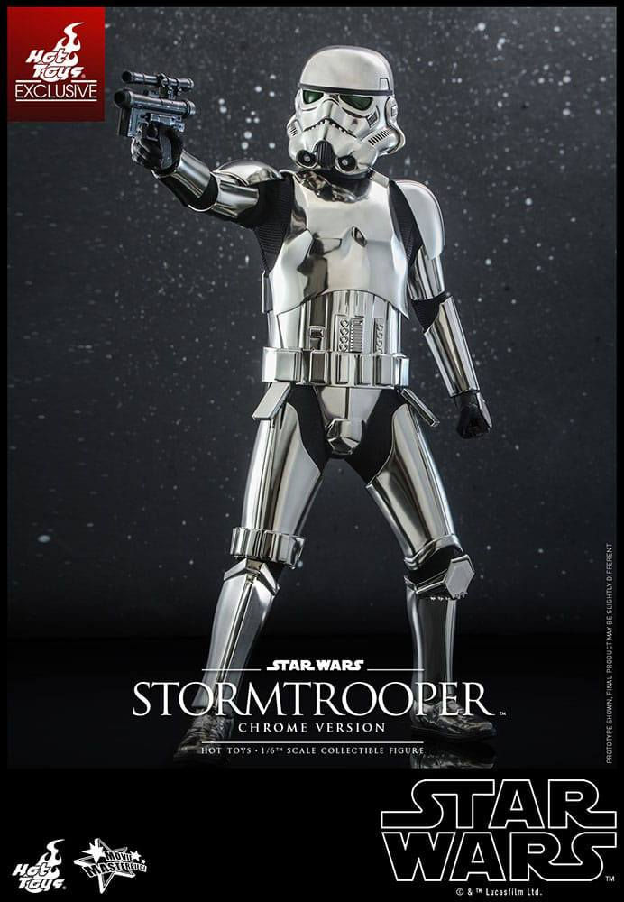 Thumbnail: Star Wars Movie Masterpiece  1/6 Stormtrooper (Chrome Version) MMS615