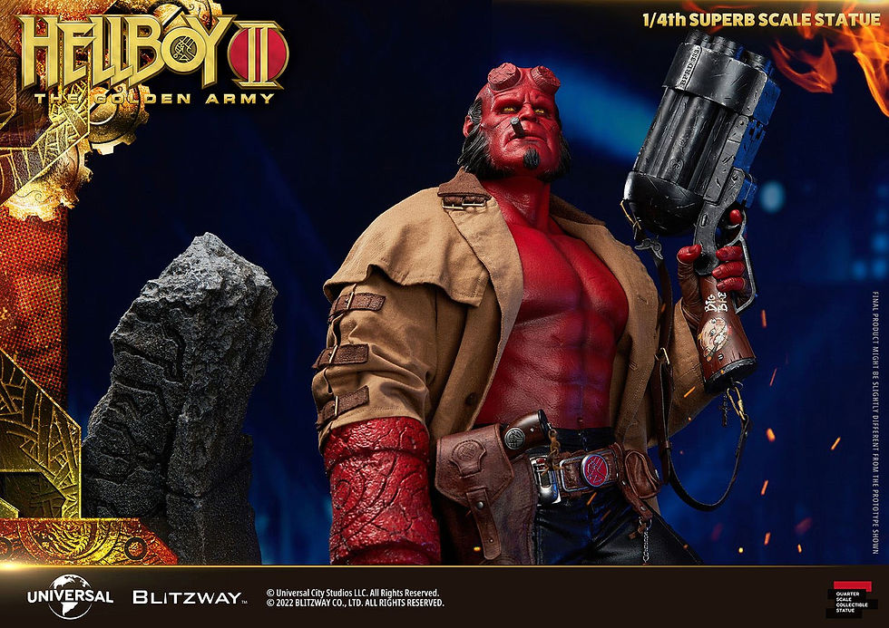 Thumbnail: Hellboy II: The Golden Army Superb Statue 1/4 Hellboy 70 cm