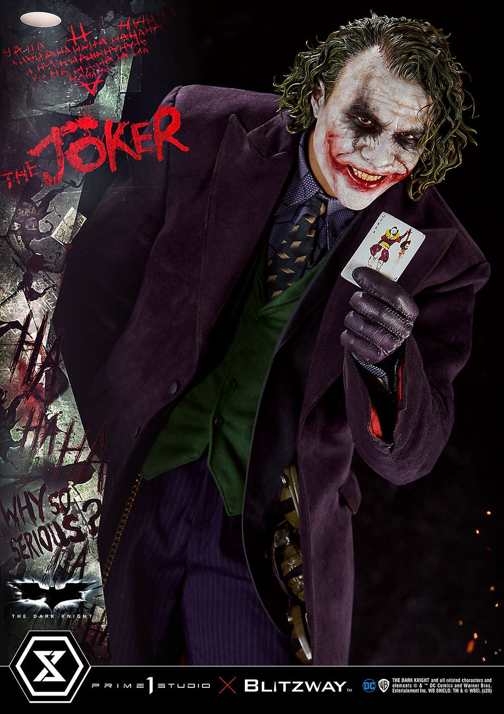 Miniatura: The Dark Knight Statue 1/3 The Joker Normal Version 72 cm