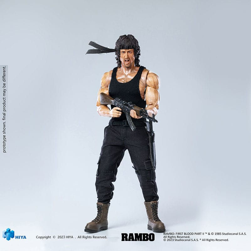 First Blood II Exquisite Super Series Rambo 1/12