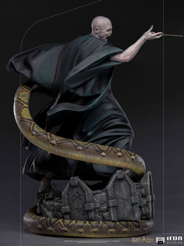 Thumbnail: Harry Potter Legacy Replica Statue 1/4 Voldemort & Nagini by Iron Studios