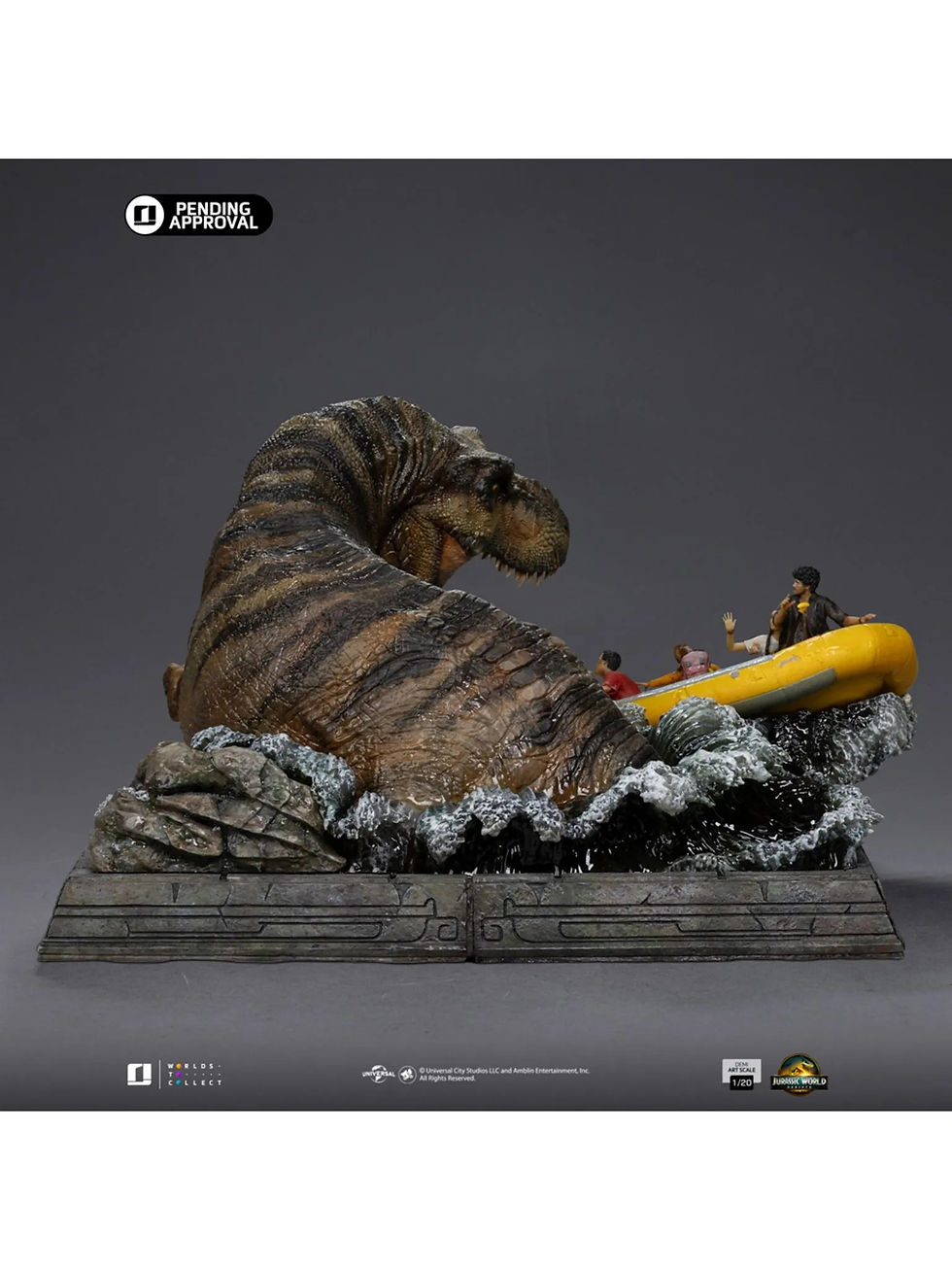 Thumbnail: T-Rex River Scene - Jurassic World: Rebirth - Demi Art Scale 1/20 statue