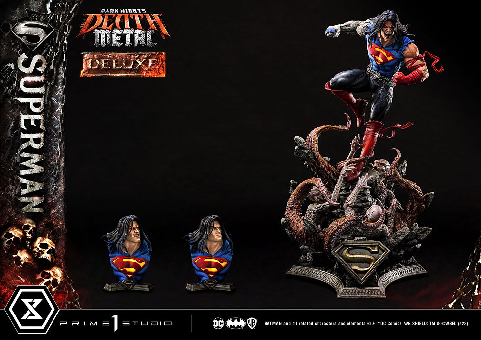 Miniatura: Dark Nights: Death Metal Statue 1/3 Death Metal Superman Deluxe Ver. 94 cm