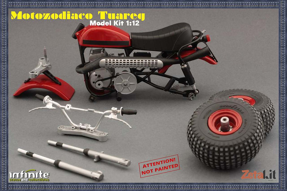 Miniatura: Tuareg Moto Zodiaco Model Kit 1/12
