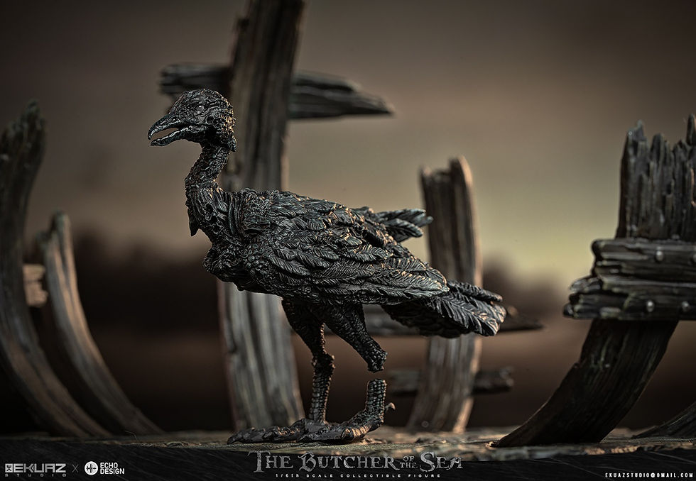 Miniatura: Ekuaz Studio Pirates of Caribbean 1/6 The Butcher  of the  sea  EKS013