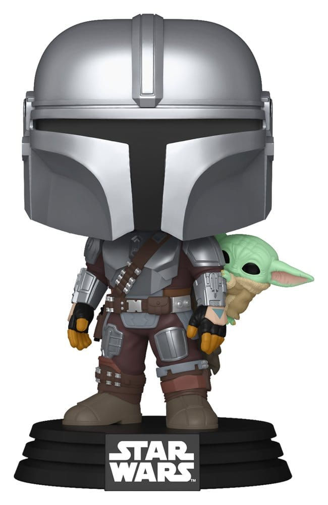 Thumbnail: Star Wars: The MandalorianPOP! Vinyl Figure 818 The Mandalorian with Grogu 9 cm