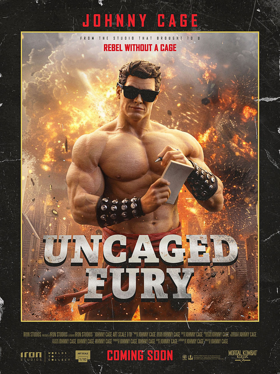 Miniatura: Mortal Kombat Art Scale Statue 1/10 Johnny Cage 24 cm