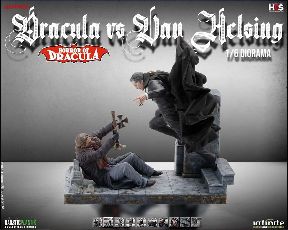 Miniatura: Horror Of Dracula - Dracula Vs Van Helsing 1/6 Diorama