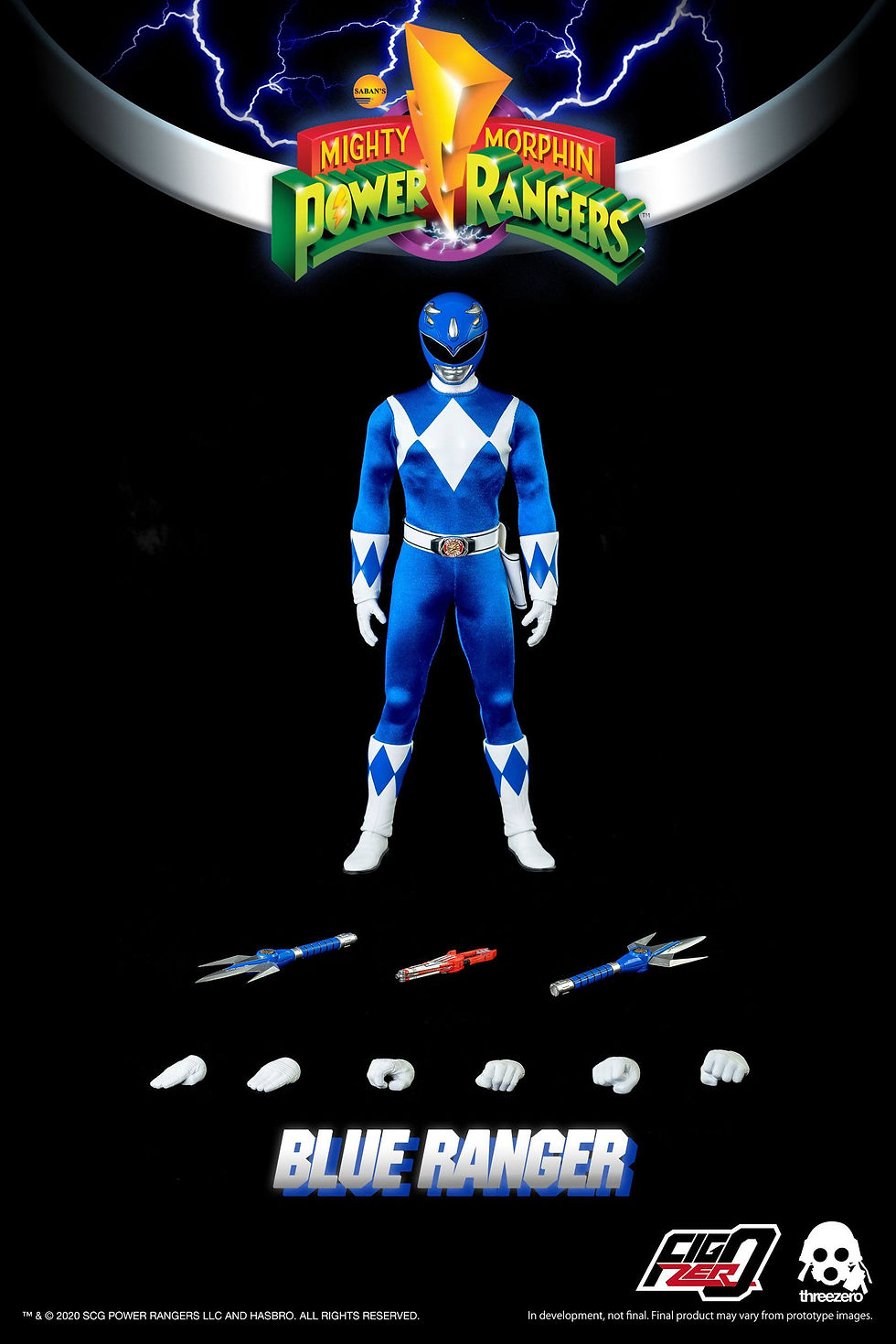 Thumbnail: Mighty Morphin Power Rangers FigZero Action Figure 1/6  Ranger 30 cm