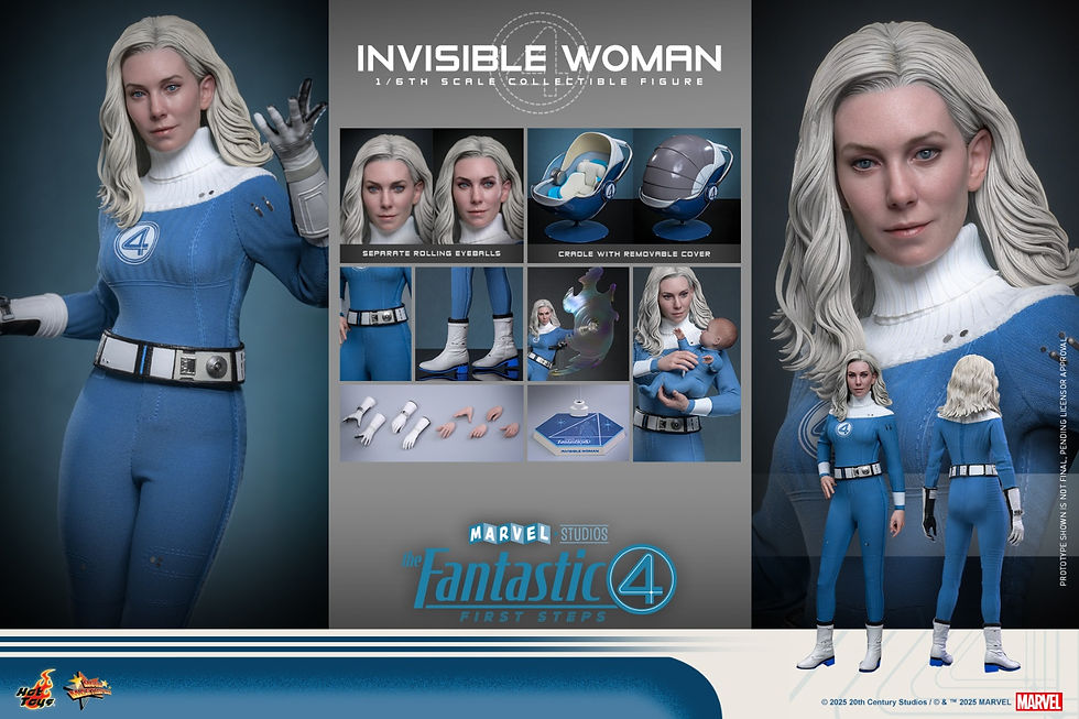 Miniatura: The Fantastic 4 1/6 Invisible Woman MMS823