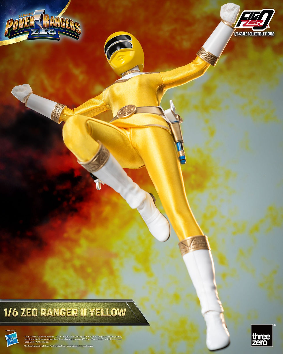 Thumbnail: Power Rangers Zeo FigZero Action Figure 1/6 Ranger II Yellow 30 cm