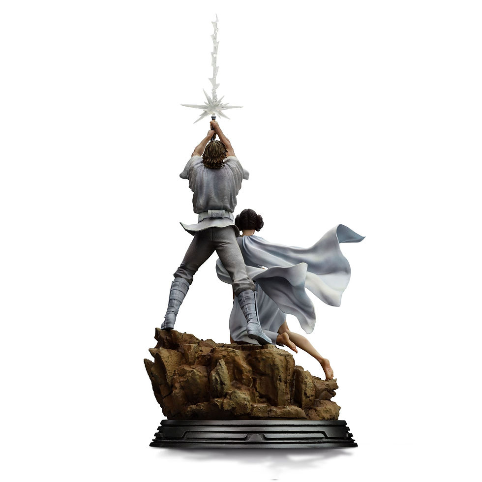 Thumbnail: Star Wars Deluxe Art Scale Statue 1/10 Luke and Leia 41 cm