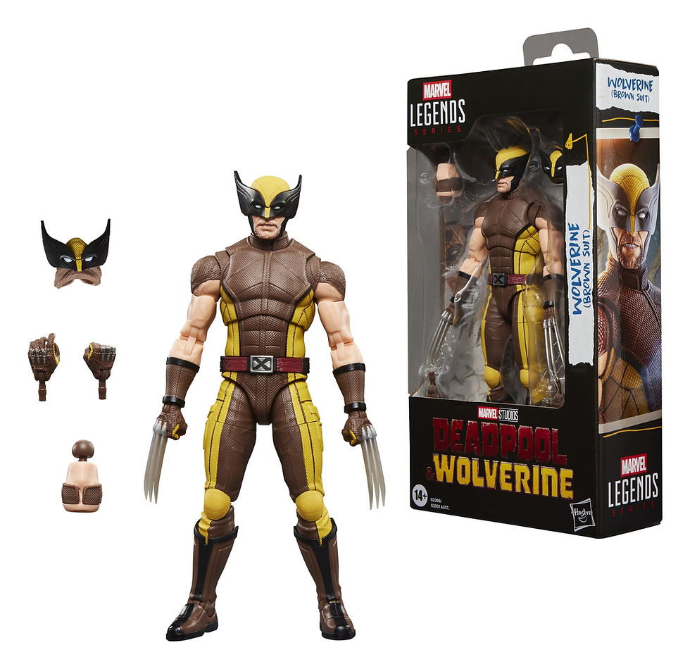 Miniatura: Deadpool & Wolverine Marvel Legends Action Figure Wolverine (Brown Suit) 15 cm