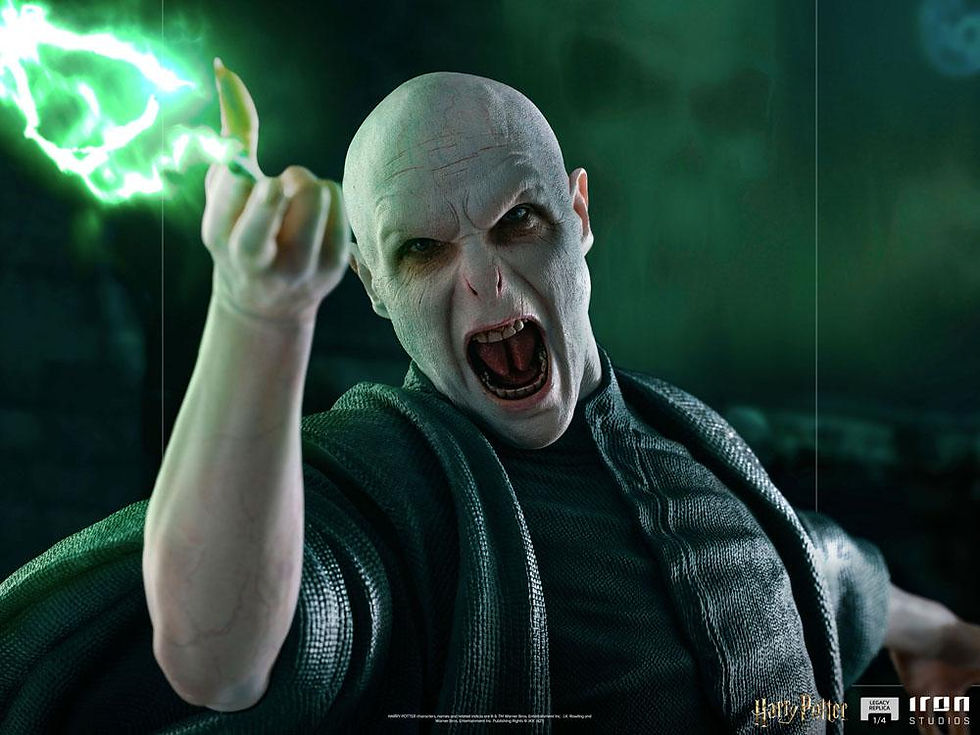 Thumbnail: Harry Potter Legacy Replica Statue 1/4 Voldemort & Nagini by Iron Studios