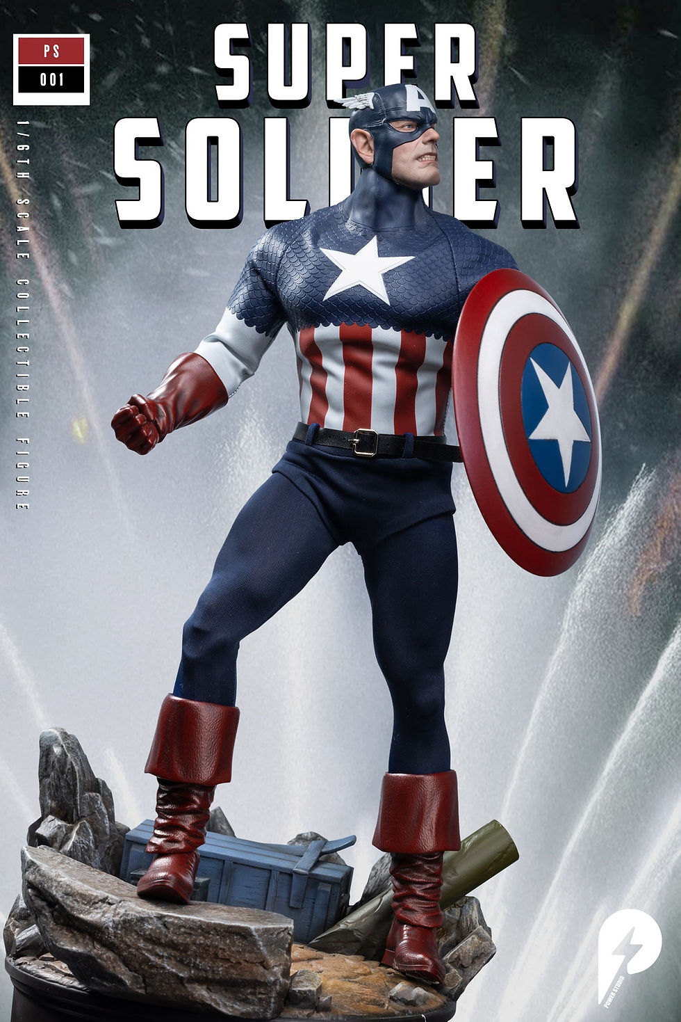 Thumbnail: Power Studio Super Soldier 1/6 Captain America ps-001