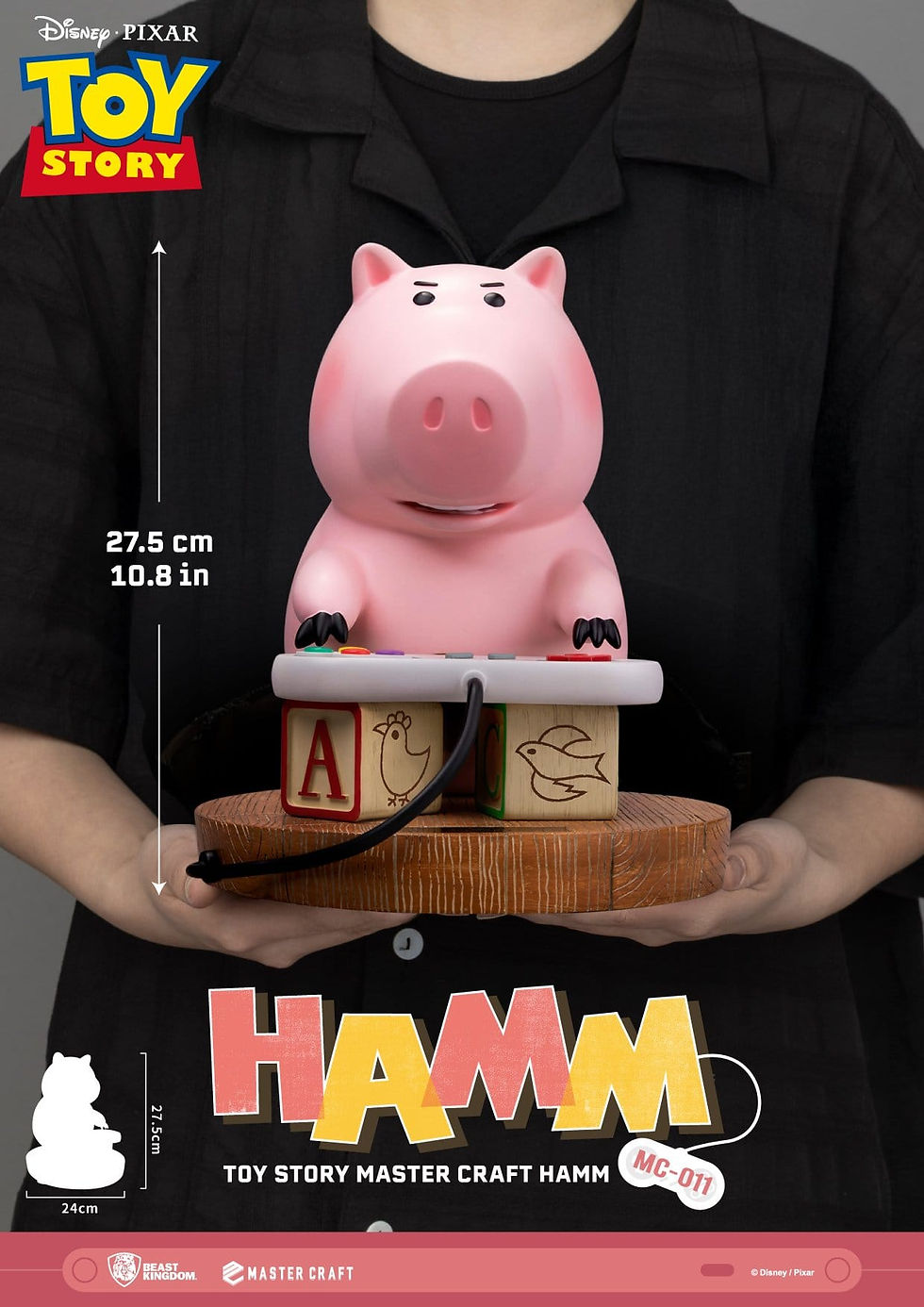 Miniatura: Toy Story Master Craft Statue Hamm 28 cm