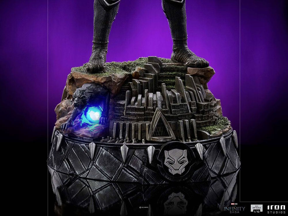 Thumbnail: The Infinity Saga Art Scale Statue 1/10 Black Panther Deluxe