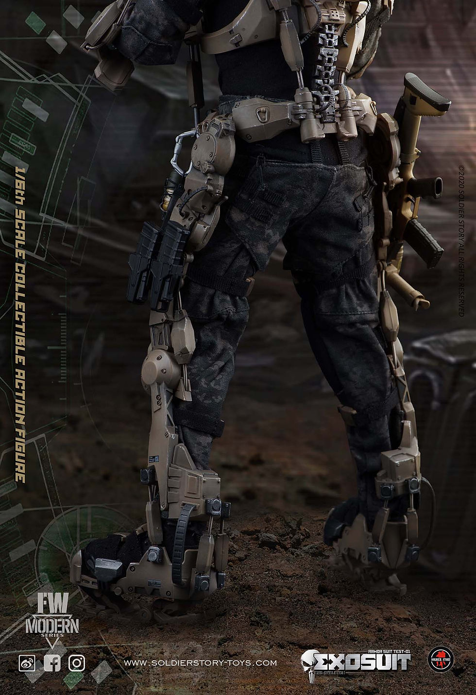 Miniatura: Soldier Story Armor Suit TEST 01 Exosuit 1/6 Edge of Tomorrow SS122