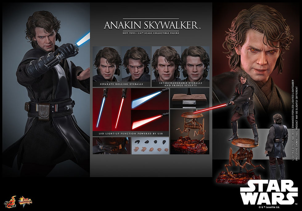 Miniatura: Star Wars 3: Revenge of the Sith 1/6 Anakin Skywalker MMS839