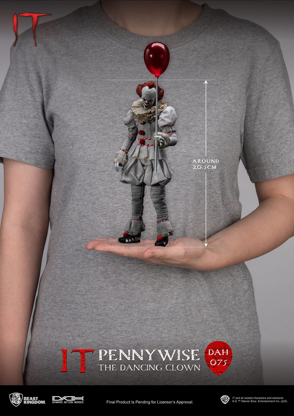 Miniatura: Stephen Kings It Dynamic 8ction Heroes 1/9 Pennywise 21 cm