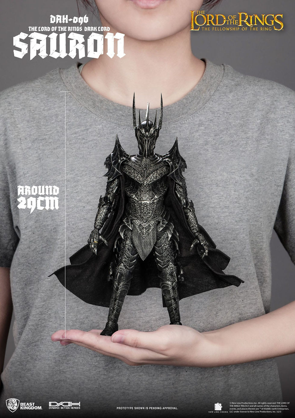 Thumbnail: Lord of the Rings Dynamic 8ction Heroes Action Figure 1/9 Sauron 29 cm