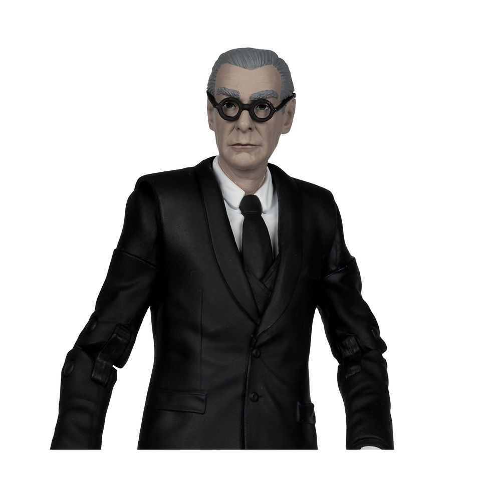 Thumbnail: Batman Forever with Vehicle Alfred Pennyworth & Batmobile (Gold Label) 79 cm