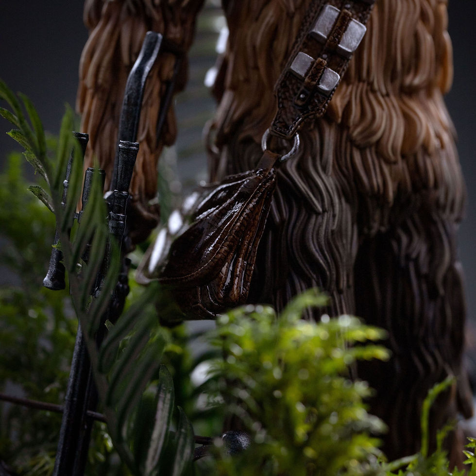 Miniatura: Star Wars Episode VI Art Scale Statue 1/10 Chewbacca and Tokkat 22 cm