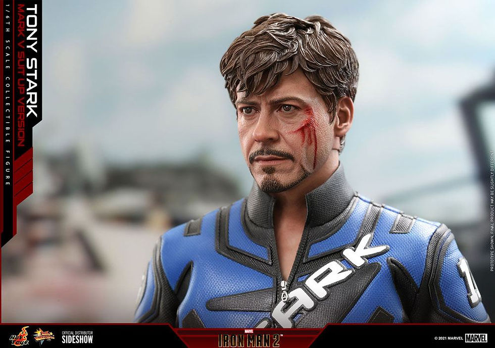 Thumbnail: Iron Man 2 - 1/6 Tony Stark (Mark V Suit Up Version) 31 cm