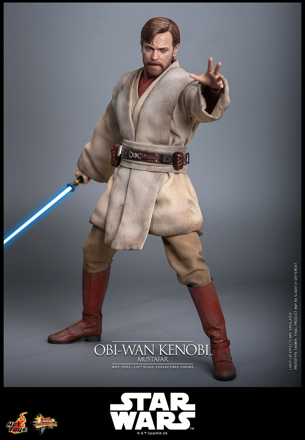 Miniatura: Star Wars 3: Revenge of the Sith 1/6 Obi-Wan Kenobi (Mustafar) MMS843