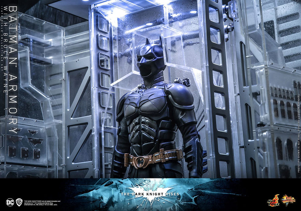 Miniatura: The Dark Knight Rises & Diorama 1/6 Batman Armory