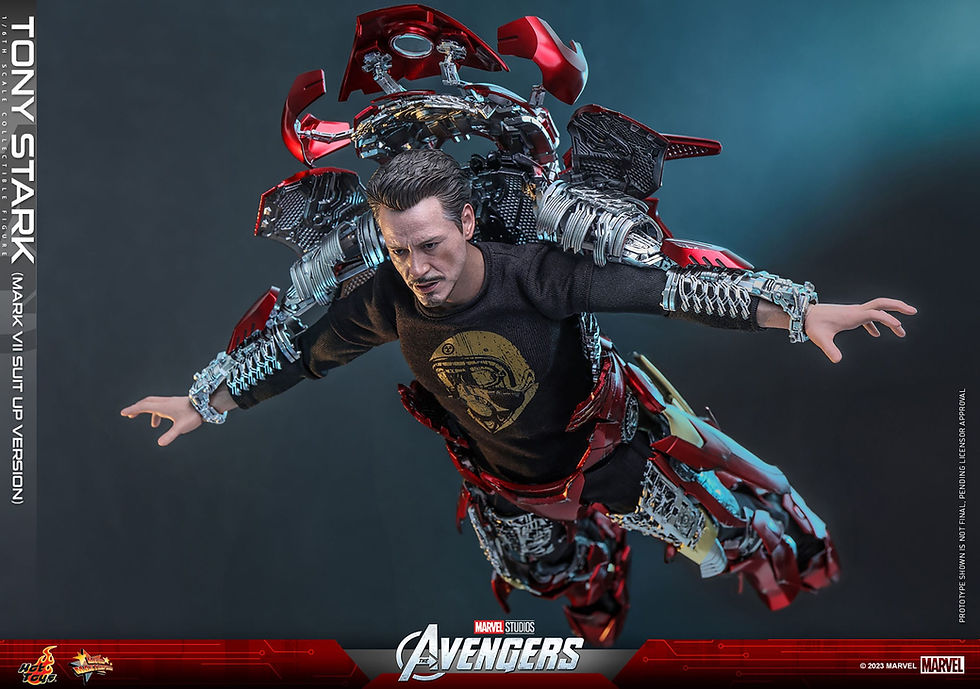 Thumbnail: The Avengers 1/6 Tony Stark (Mark VII Suit-Up Version) 31 cm