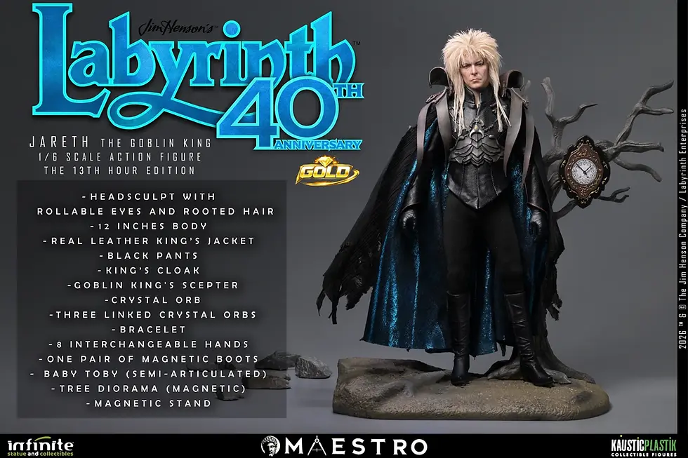 Thumbnail: Labyrinth Jareth The Goblin King 1/6 Action Figure The 13th Hour Edition